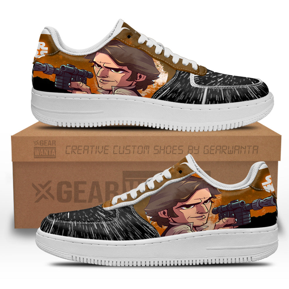 Han Solo Air Sneakers Custom Star Wars Shoes-Gear Wanta