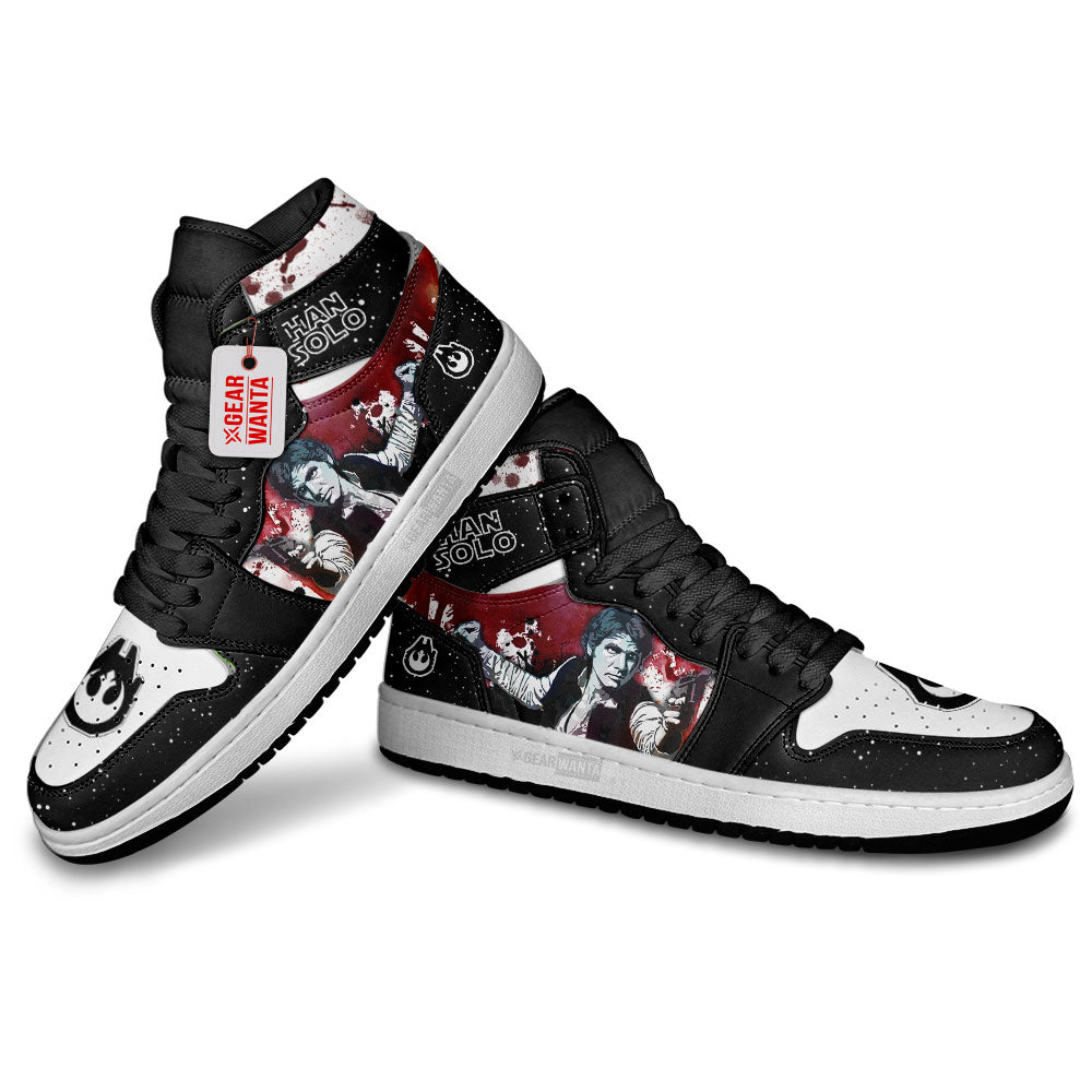 Han Solo Star Wars J1 Shoes Custom Sneakers PT21-Gear Wanta