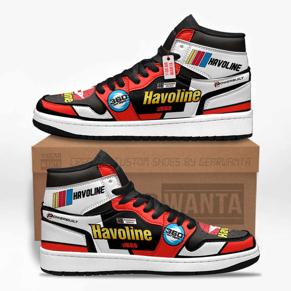 Havoline #20 Car Race J1 Shoes Custom Sneakers For Fans TT07-Gear Wanta