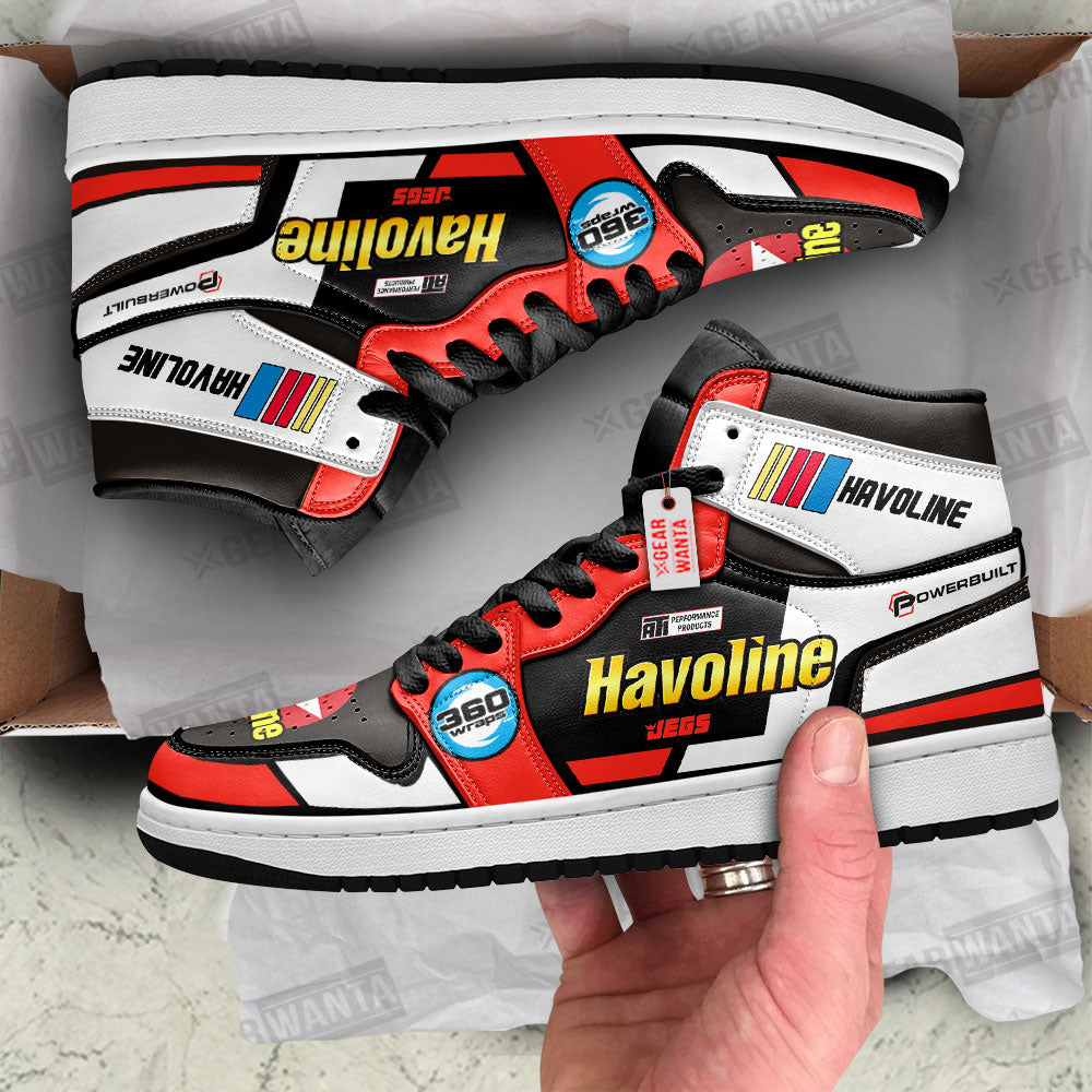 Havoline #20 Car Race J1 Shoes Custom Sneakers For Fans TT07-Gear Wanta