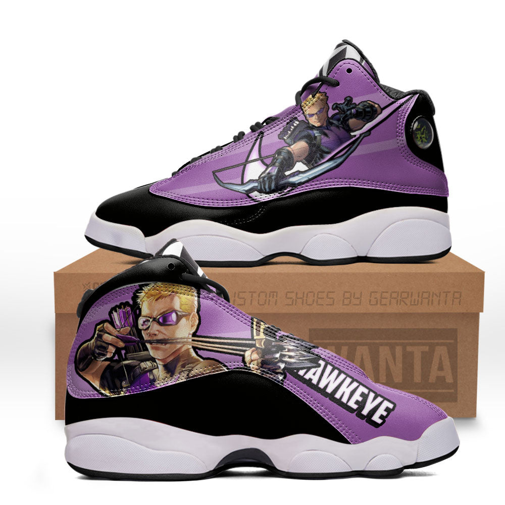Hawkeye J13 Sneakers Super Heroes Custom Shoes-Gear Wanta