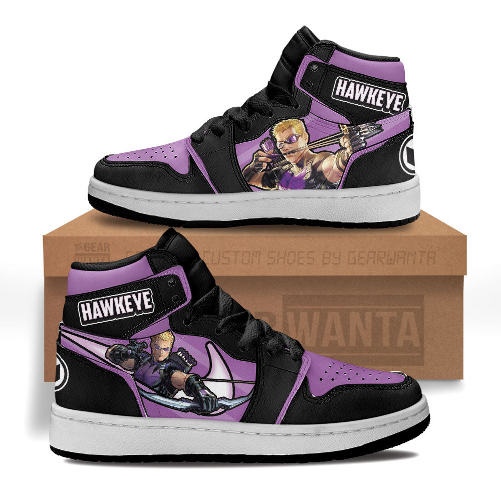 Hawkeye Kids J1 Sneakers Custom Shoes For Kids-Gear Wanta