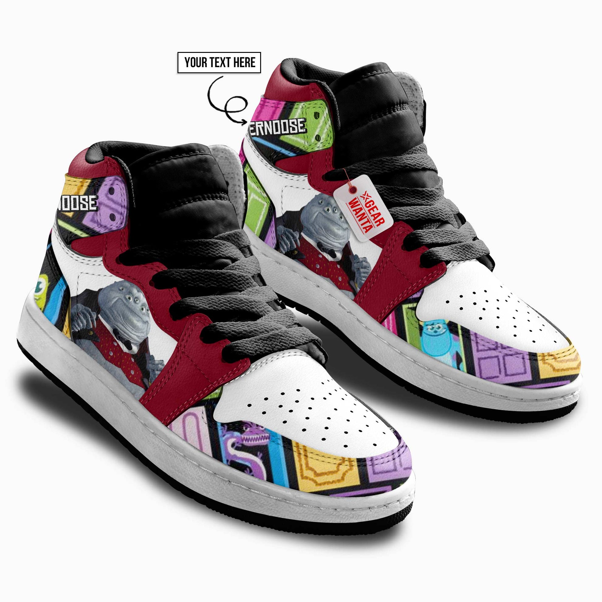 Henry J. Waternoose III Kid J1s Sneakers Cartoon Collection - Gearwanta.com
