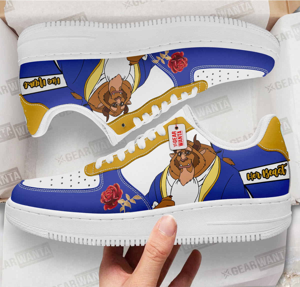 Her Beast Air Sneakers His and Her Personalized Collection Perfectivy