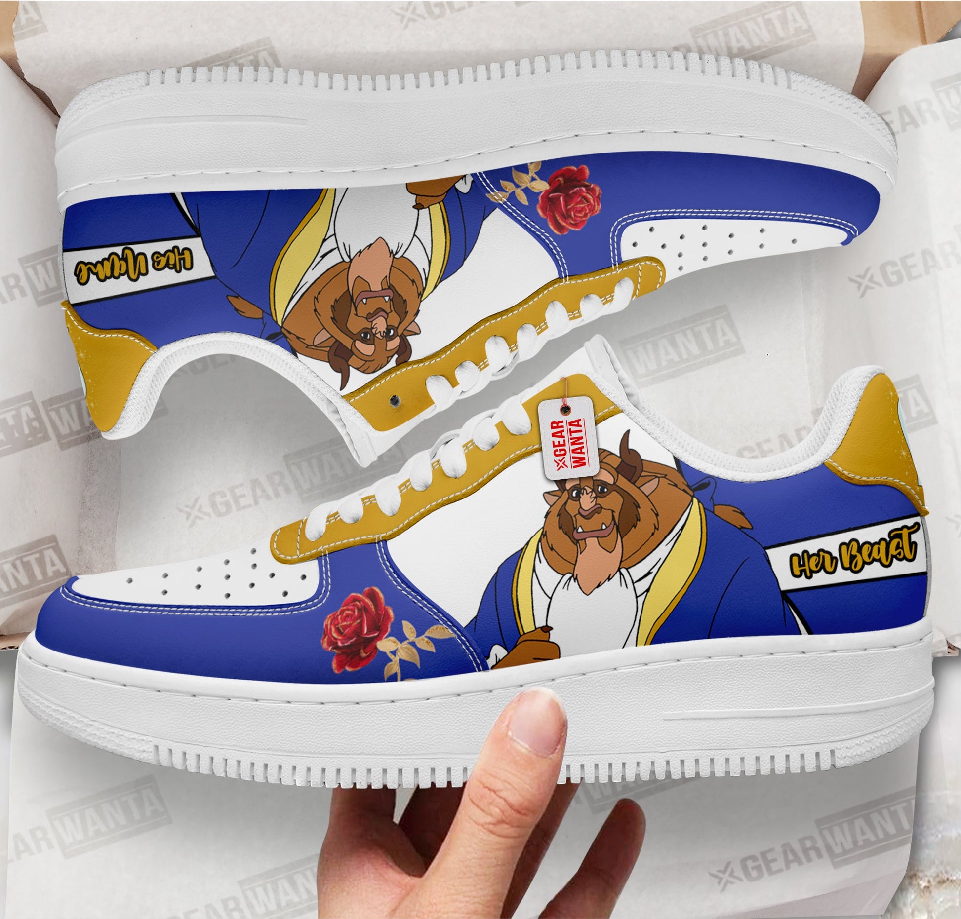 Her Beast Air Sneakers His and Her Personalized Collection Perfectivy