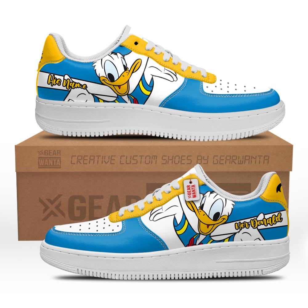 Her Donald Air Sneakers His and Her Personalized Collection Perfectivy