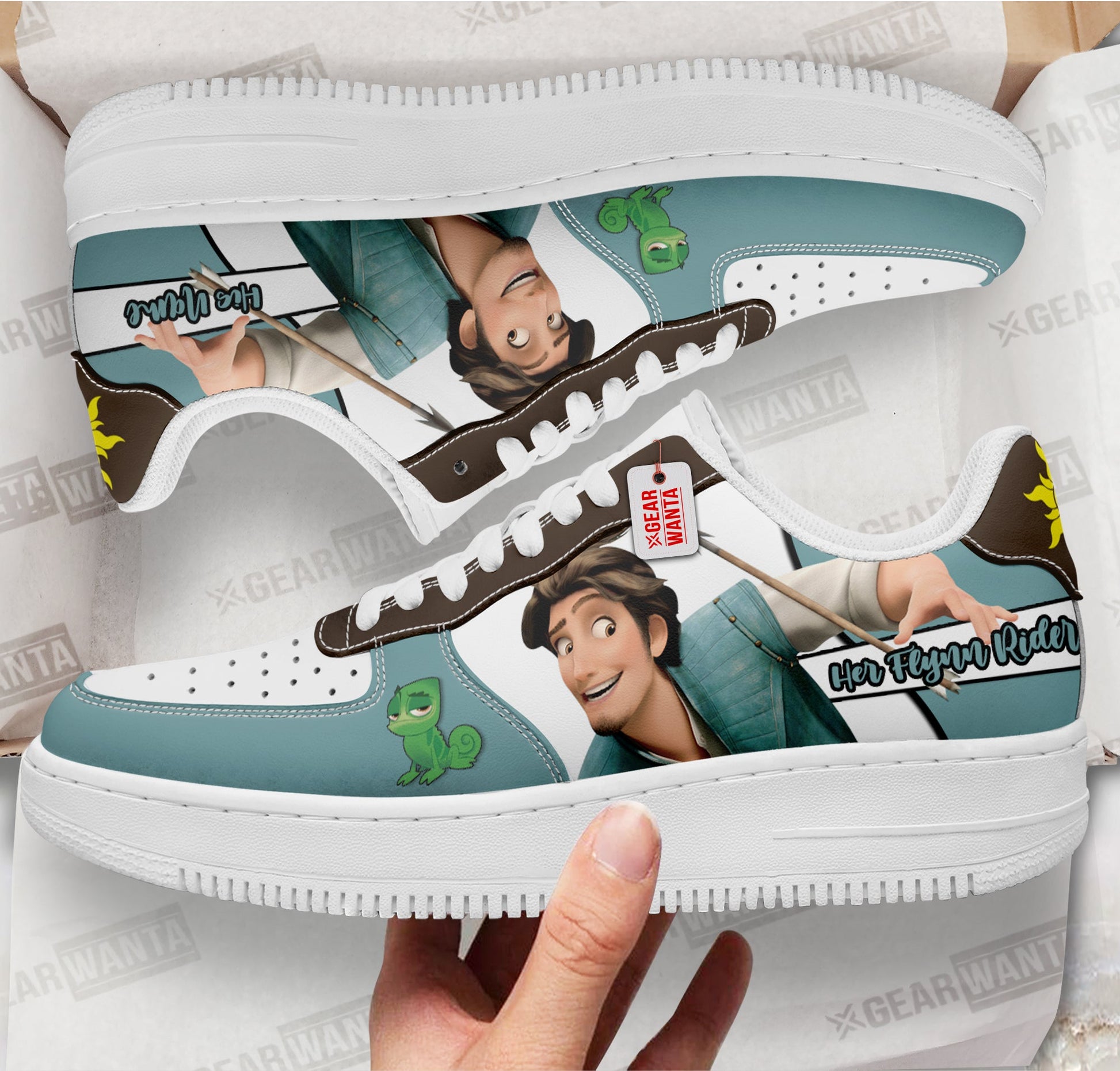 Her Flynn Rider Air Sneakers His and Her Personalized Collection Perfectivy