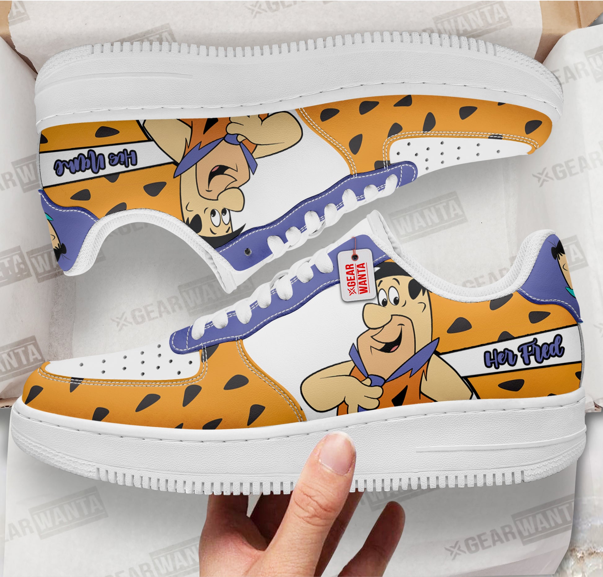 Her Fred Air Sneakers His and Her Personalized Collection Perfectivy