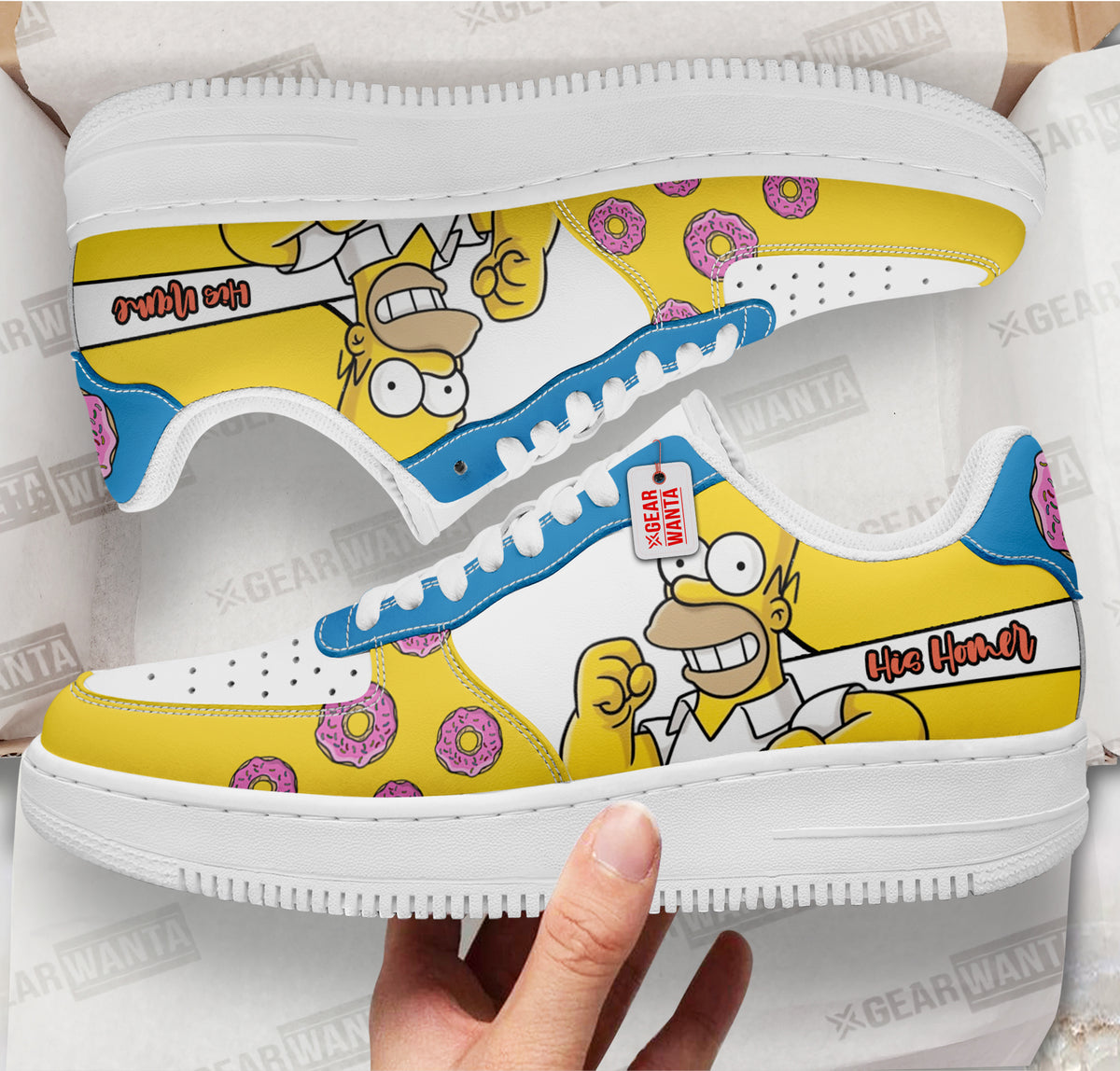 Her Homer Air Sneakers His and Her Personalized Collection Perfectivy