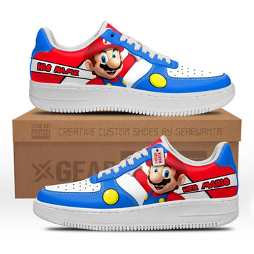 Her Super Mario Air Sneakers His and Her Personalized Collection Perfectivy