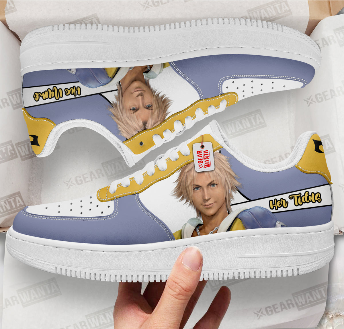 Her Tidus Air Sneakers His and Her Personalized Collection Perfectivy