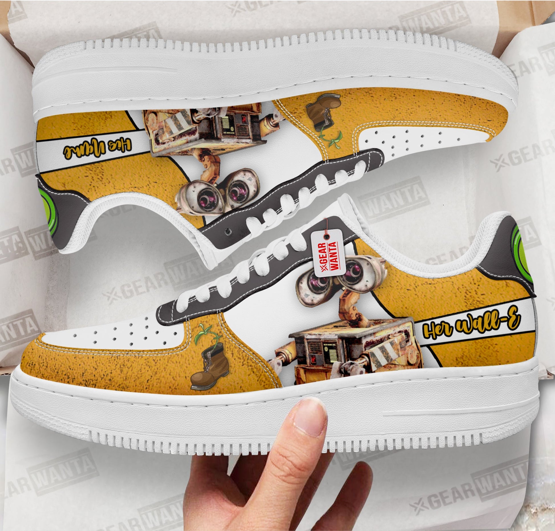 Her Wall-E Air Sneakers His and Her Personalized Collection Perfectivy