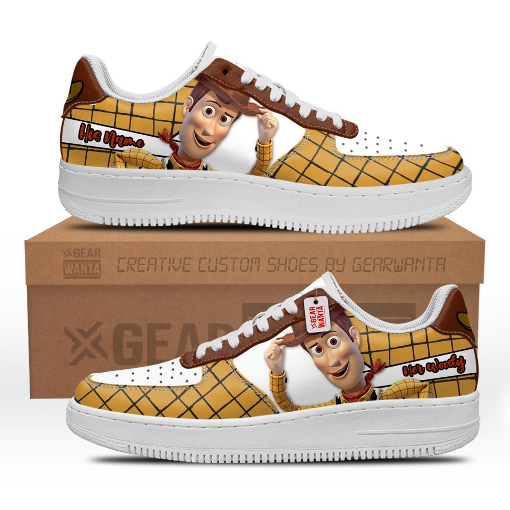 Her Woody Air Sneakers His and Her Personalized Collection Perfectivy