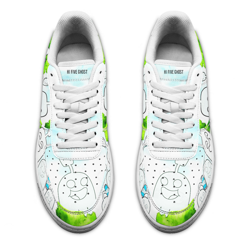 Hi Five Ghost Air Sneakers Custom Regular Show Shoes-Gear Wanta