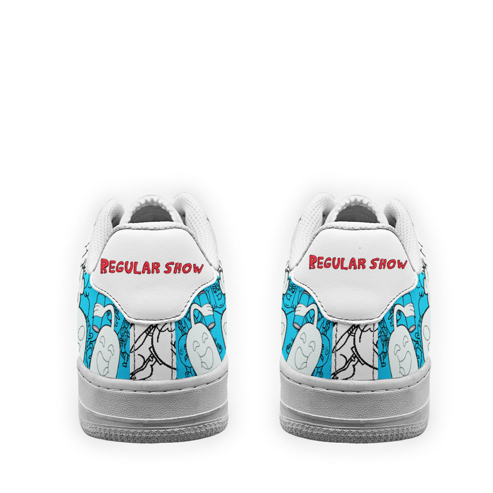 Hi Five Ghost Regular Show Air Sneakers Custom Cartoon Shoes-Gear Wanta