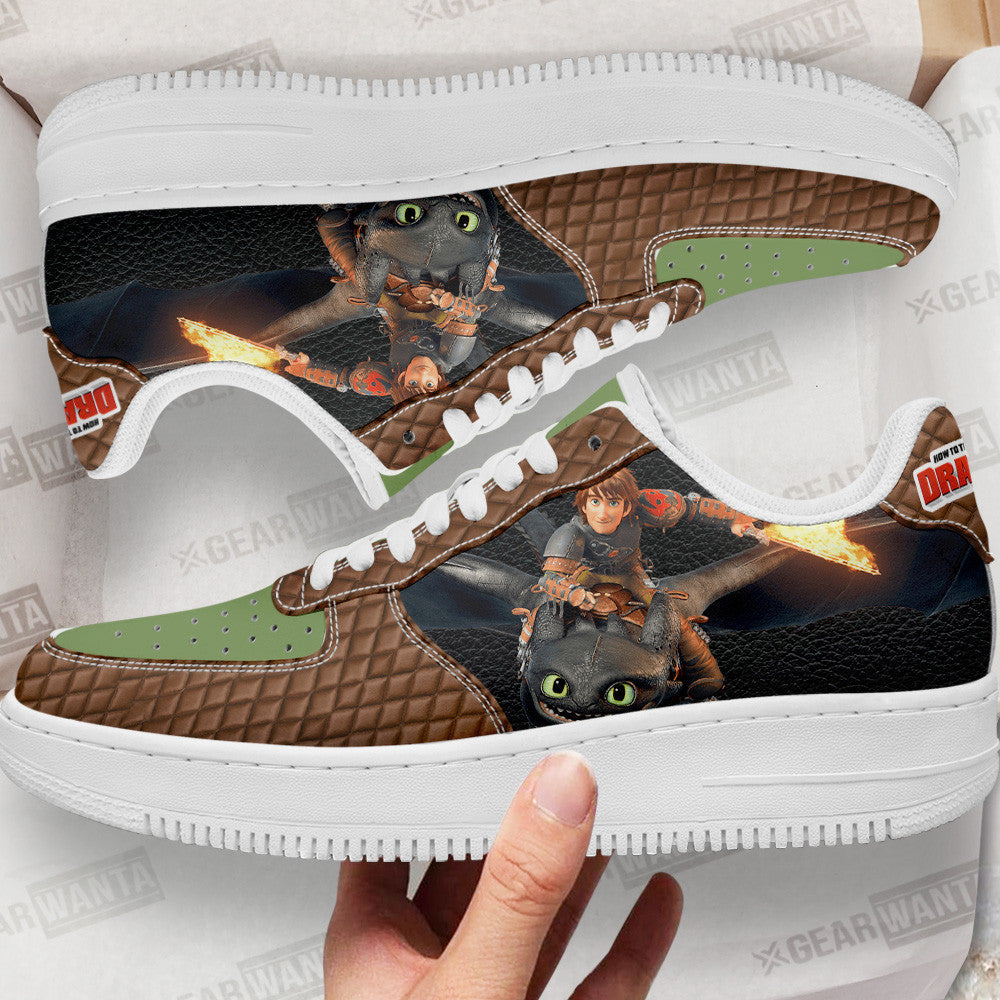 Hiccup Air Sneakers Custom How To Train Your Dragon Cartoon Shoes-Gear Wanta