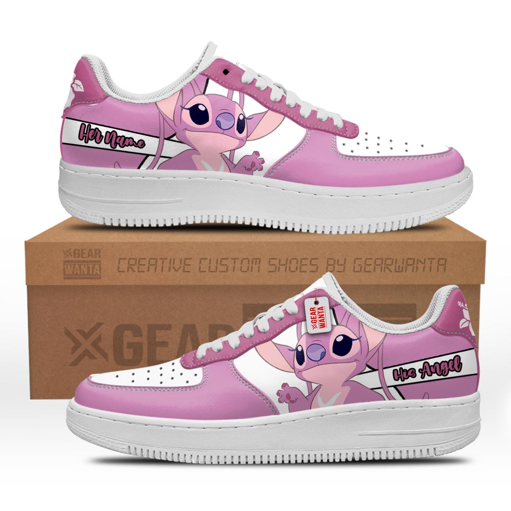 His Angel Air Sneakers His and Her Personalized Collection Perfectivy