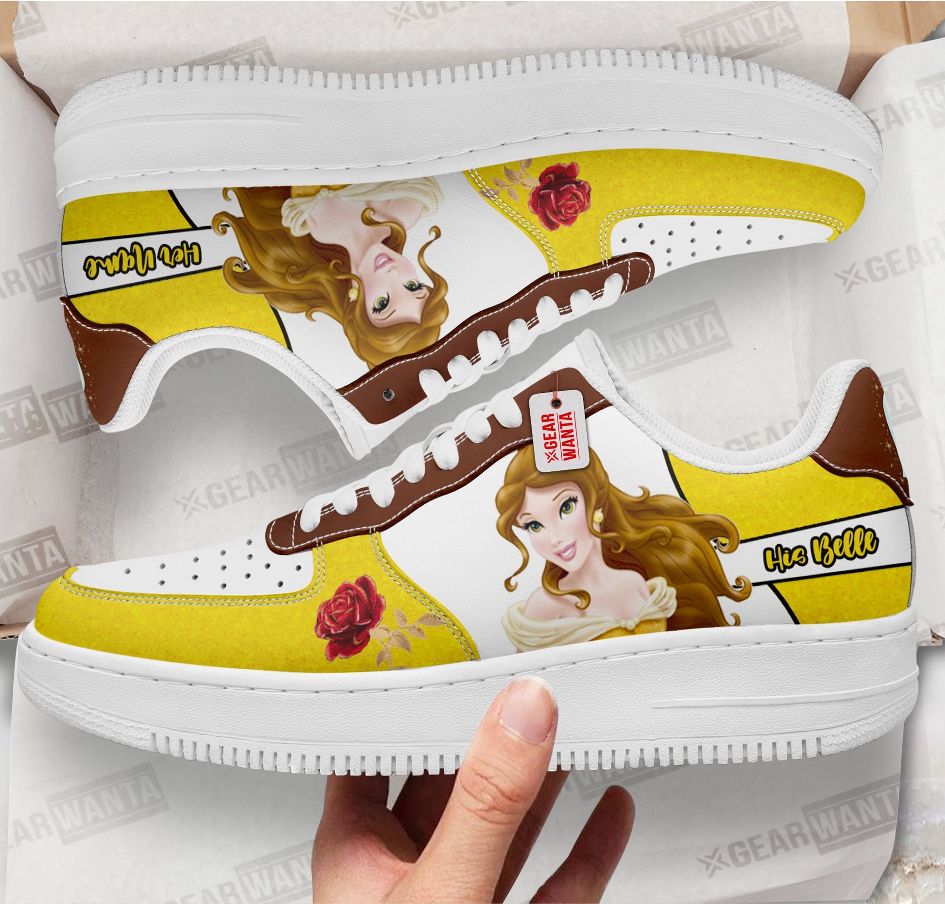 His Belle Air Sneakers His and Her Personalized Collection Perfectivy