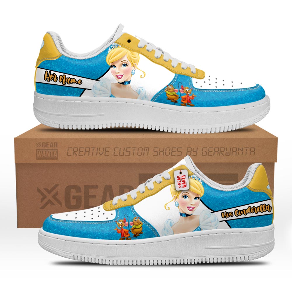 His Cinderella Air Sneakers His and Her Personalized Collection Perfectivy