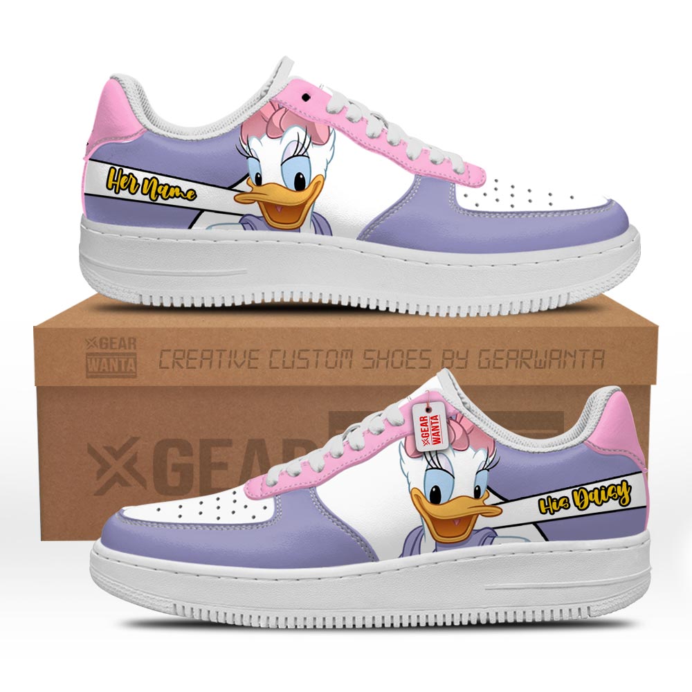 His Daisy Air Sneakers His and Her Personalized Collection Perfectivy