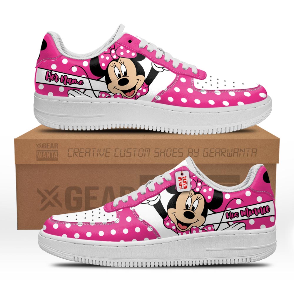 His Minnie Air Sneakers His and Her Personalized Collection Perfectivy