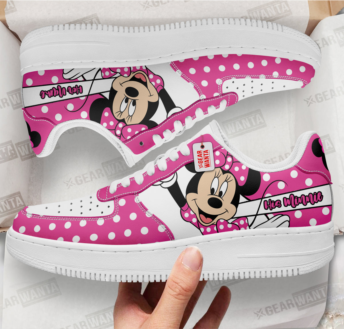 His Minnie Air Sneakers His and Her Personalized Collection Perfectivy