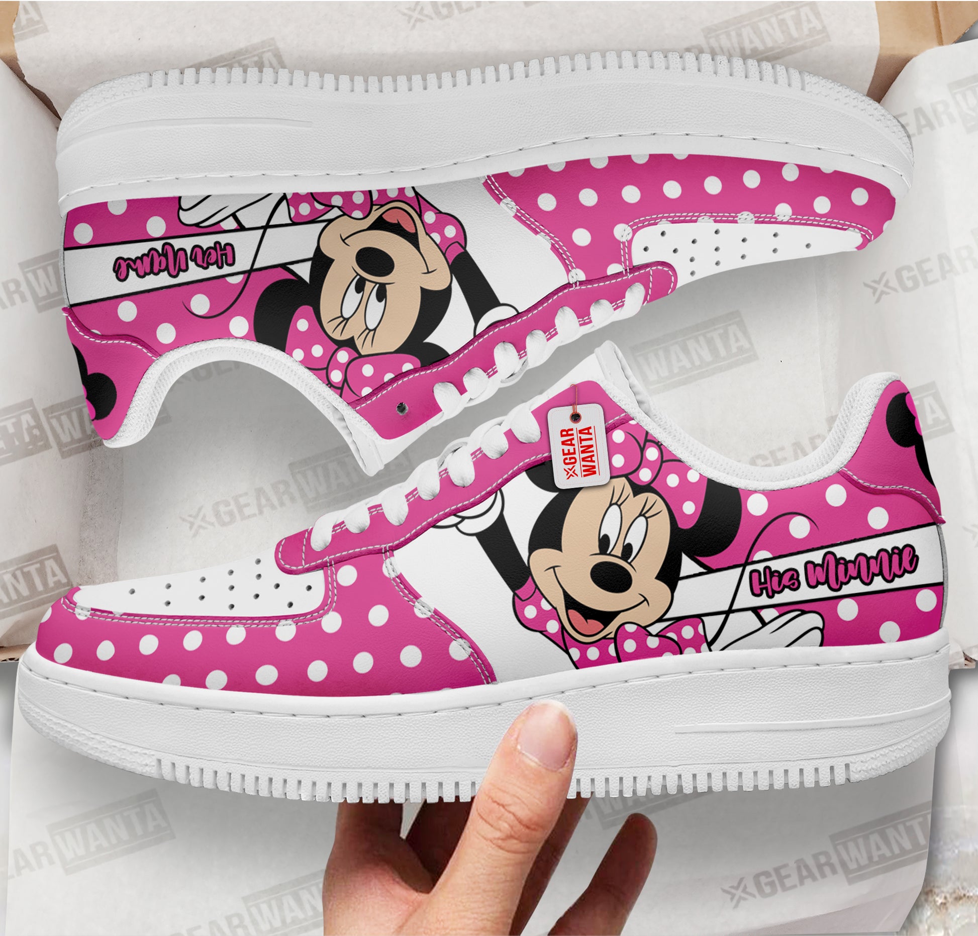 His Minnie Air Sneakers His and Her Personalized Collection Perfectivy