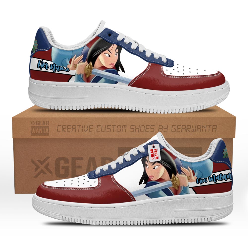 His Mulan Air Sneakers His and Her Personalized Collection Perfectivy