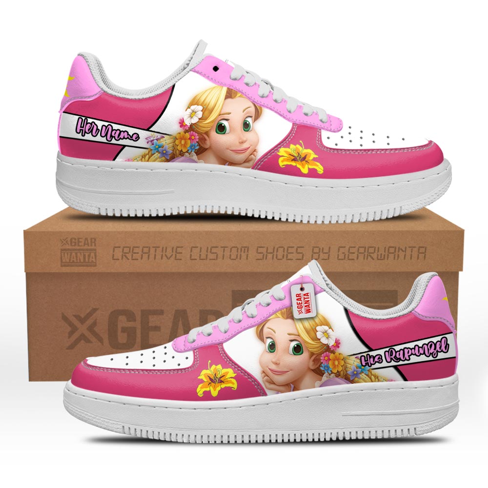 His Rapunzel Air Sneakers His and Her Personalized Collection Perfectivy