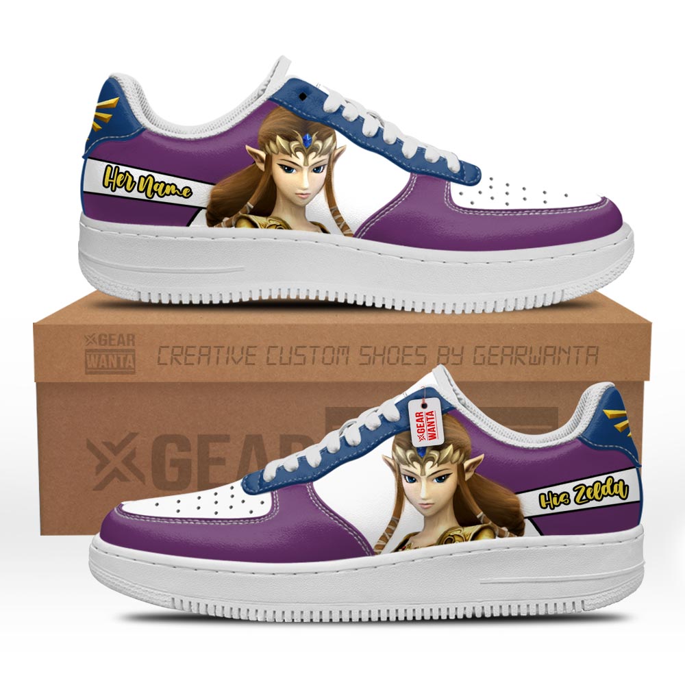 His Zelda Air Sneakers His and Her Personalized Collection Perfectivy