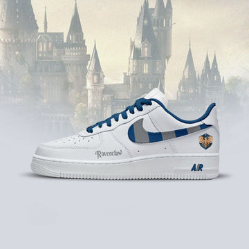 Hogwart White Ravenclaw AF1 Shoes- Gearwanta.com