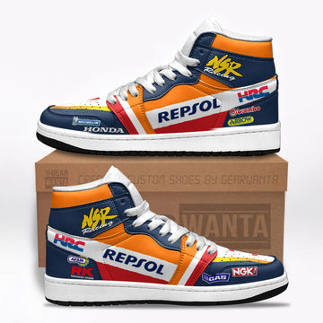 Honda NSR500 Moto Custom J1 Shoes Custom Sneakers For Fans TT07-Gear Wanta