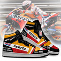 Honda RC213V Moto Custom J1 Shoes Custom Sneakers For Fans TT07-Gear Wanta