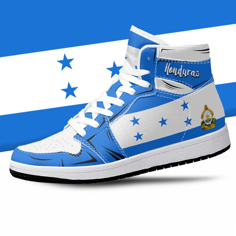 Honduras Flag JD1 High Top Shoes 