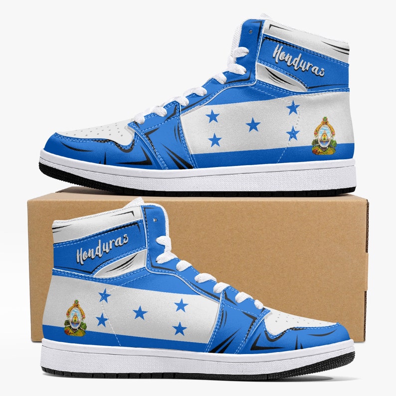 Honduras Flag JD1 High Top Shoes 