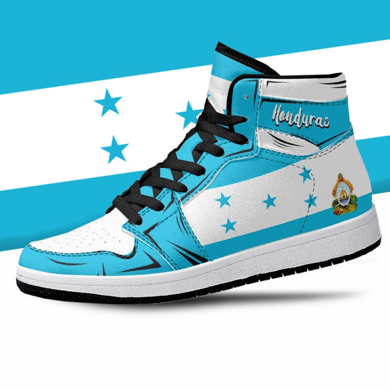 Honduras Flag JD1 High Top Shoes Ver 2 