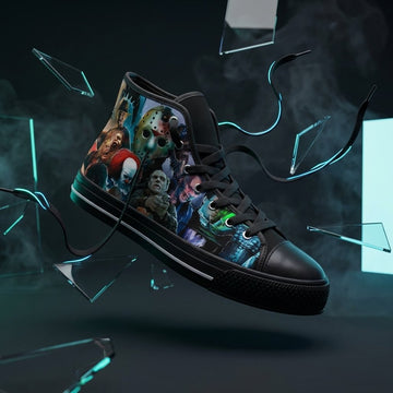 Horror Characters High Top Shoes Custom For Horror Fans