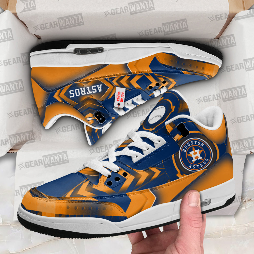 Houston Astros J3 Sneakers Custom Shoes-Gear Wanta