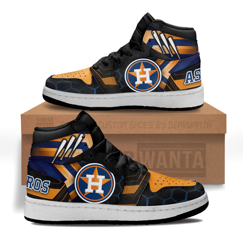 Houston Astros Kid Sneakers Custom-Gear Wanta