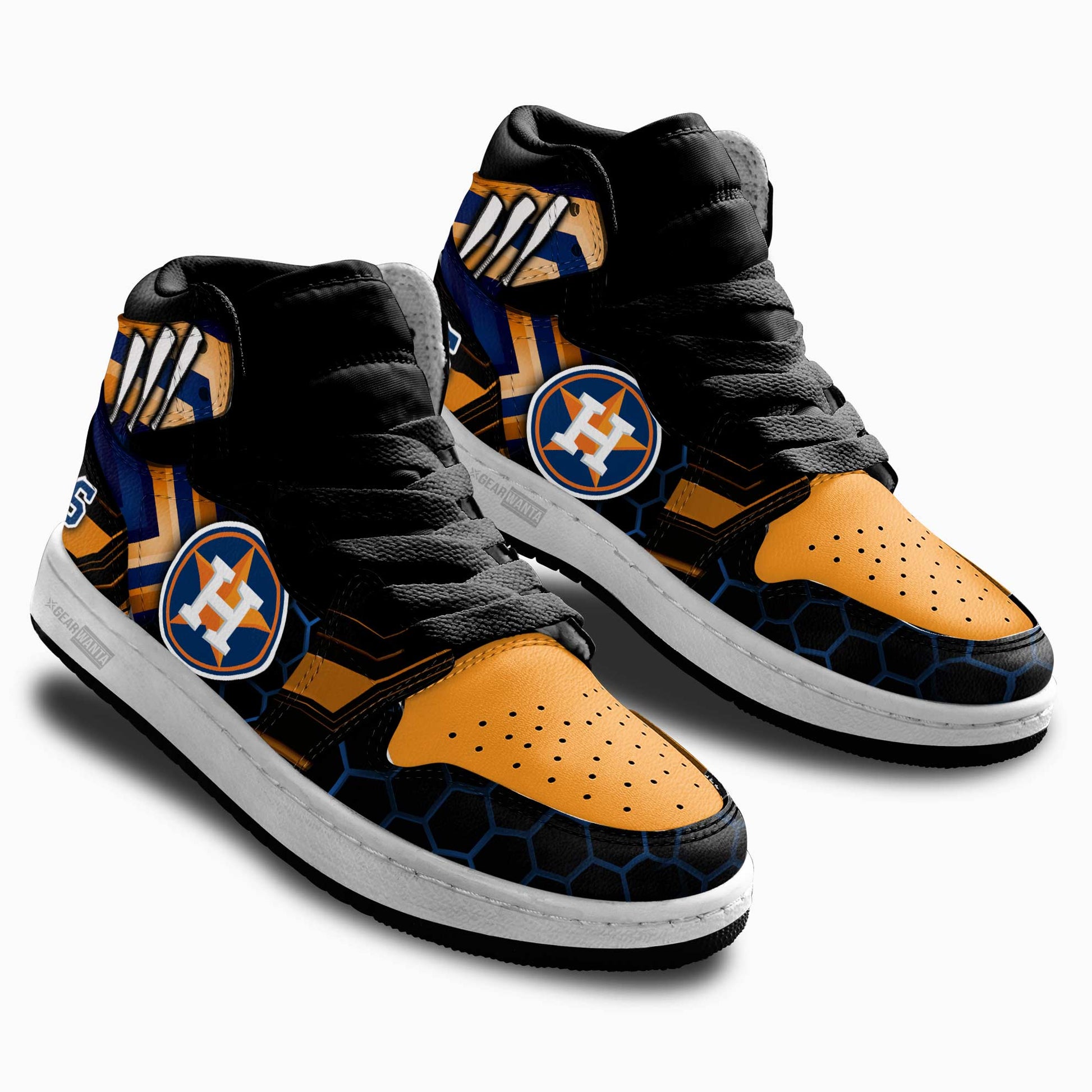 Houston Astros Kid Sneakers Custom-Gear Wanta