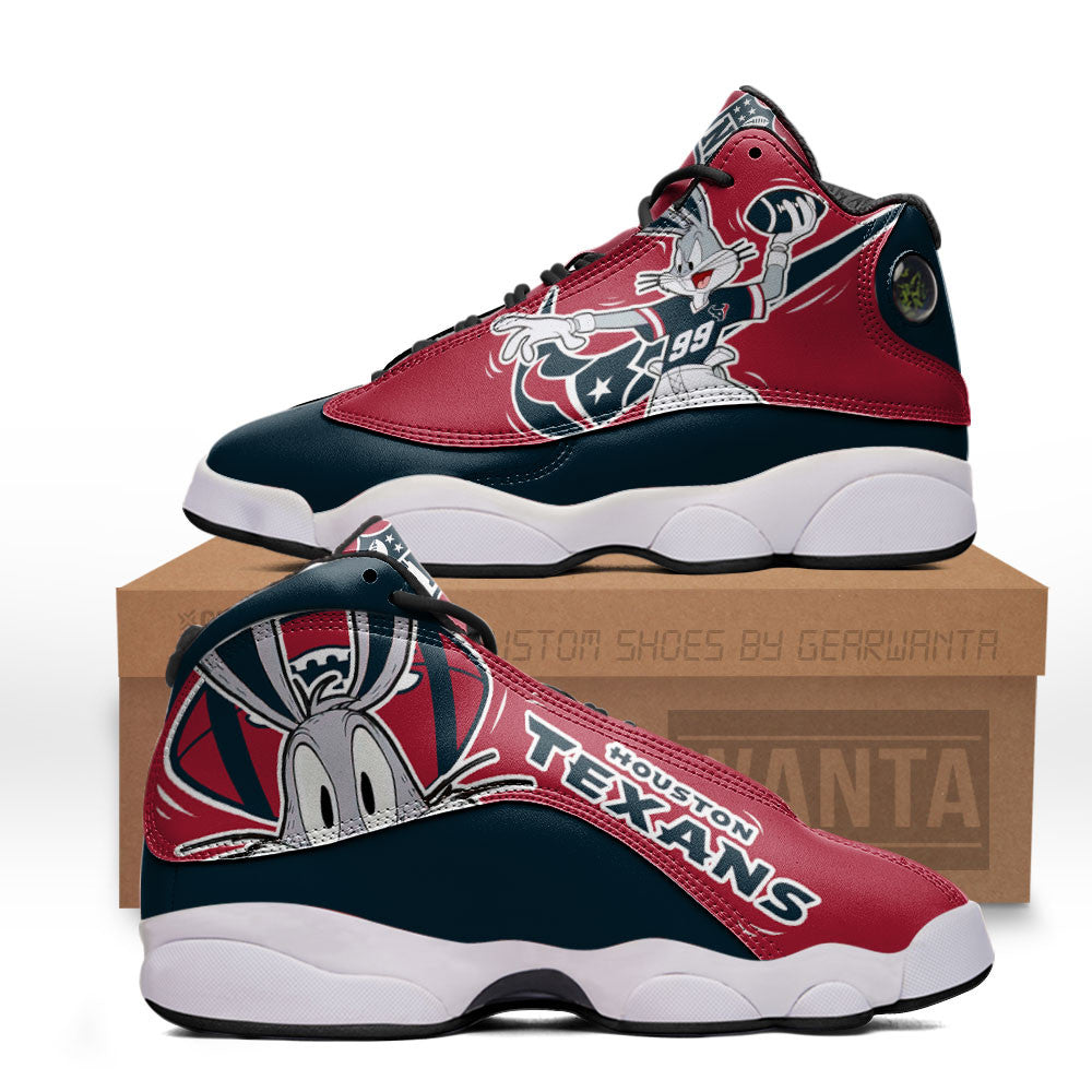 Houston Texans J13 SneakersCustom Shoes-Gear Wanta