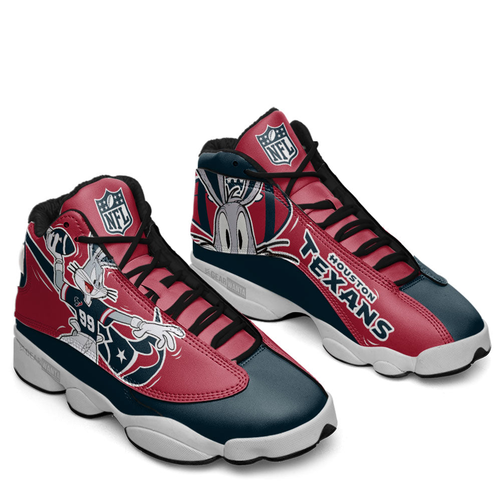 Houston Texans J13 SneakersCustom Shoes-Gear Wanta