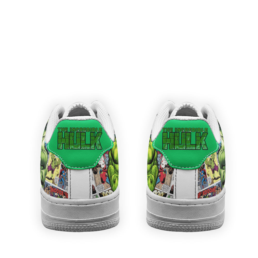 Hulk Air Sneakers Custom Superhero Comic Shoes-Gear Wanta