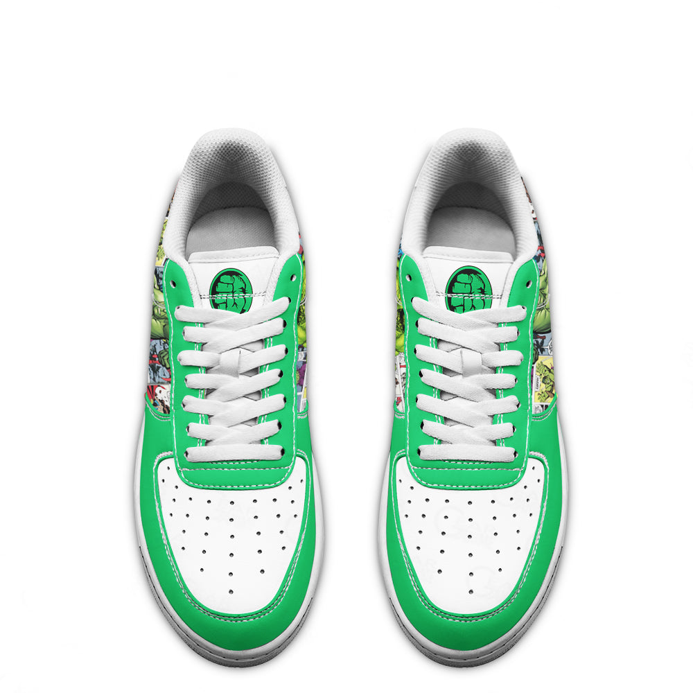 Hulk Air Sneakers Custom Superhero Comic Shoes-Gear Wanta