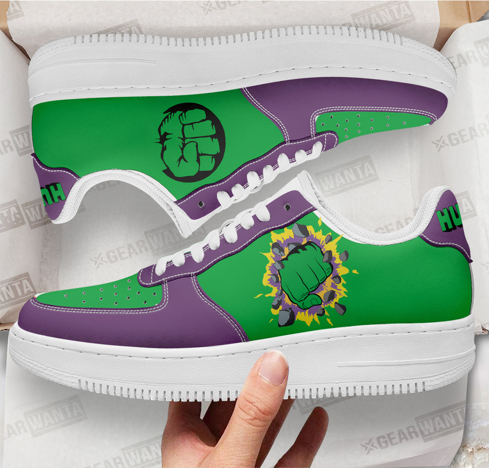 Hulk Super Hero Custom Air Sneakers QD22-Gear Wanta