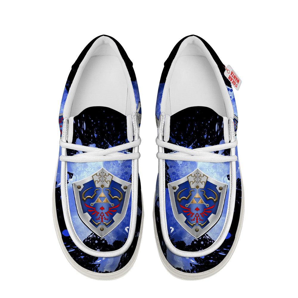 Hylian Symbol Canvas Loafer Shoes-gearwanta.com