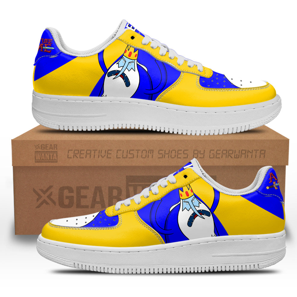 Ice King Simon Air Sneakers Custom Adventure Time Shoes-Gear Wanta