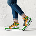 India Flag JD1 High Top Shoes 