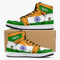 India Flag JD1 High Top Shoes 