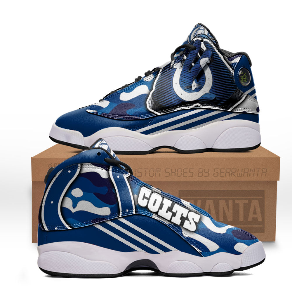 Indianapolis Colts J13 Sneakers Custom Shoes-Gear Wanta